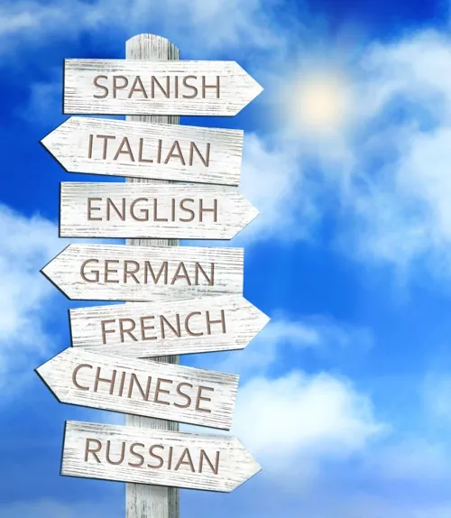 Global language and units illustration