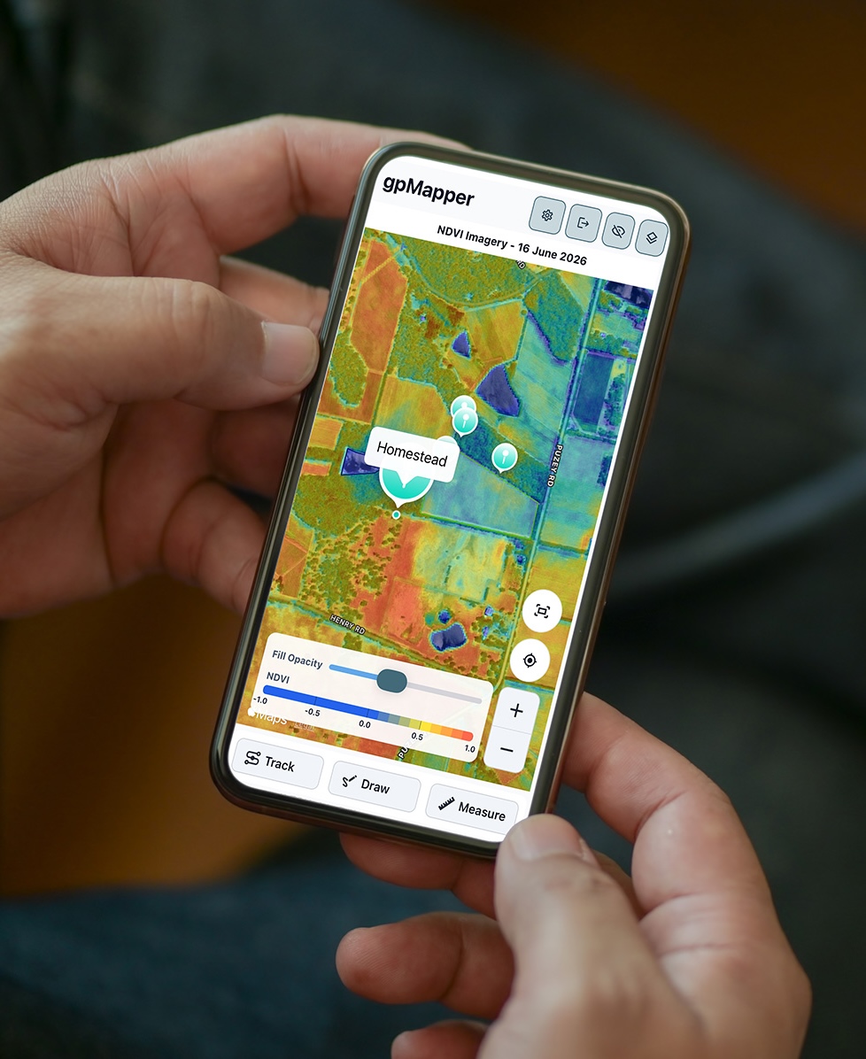 gpMapper Mobile app screen