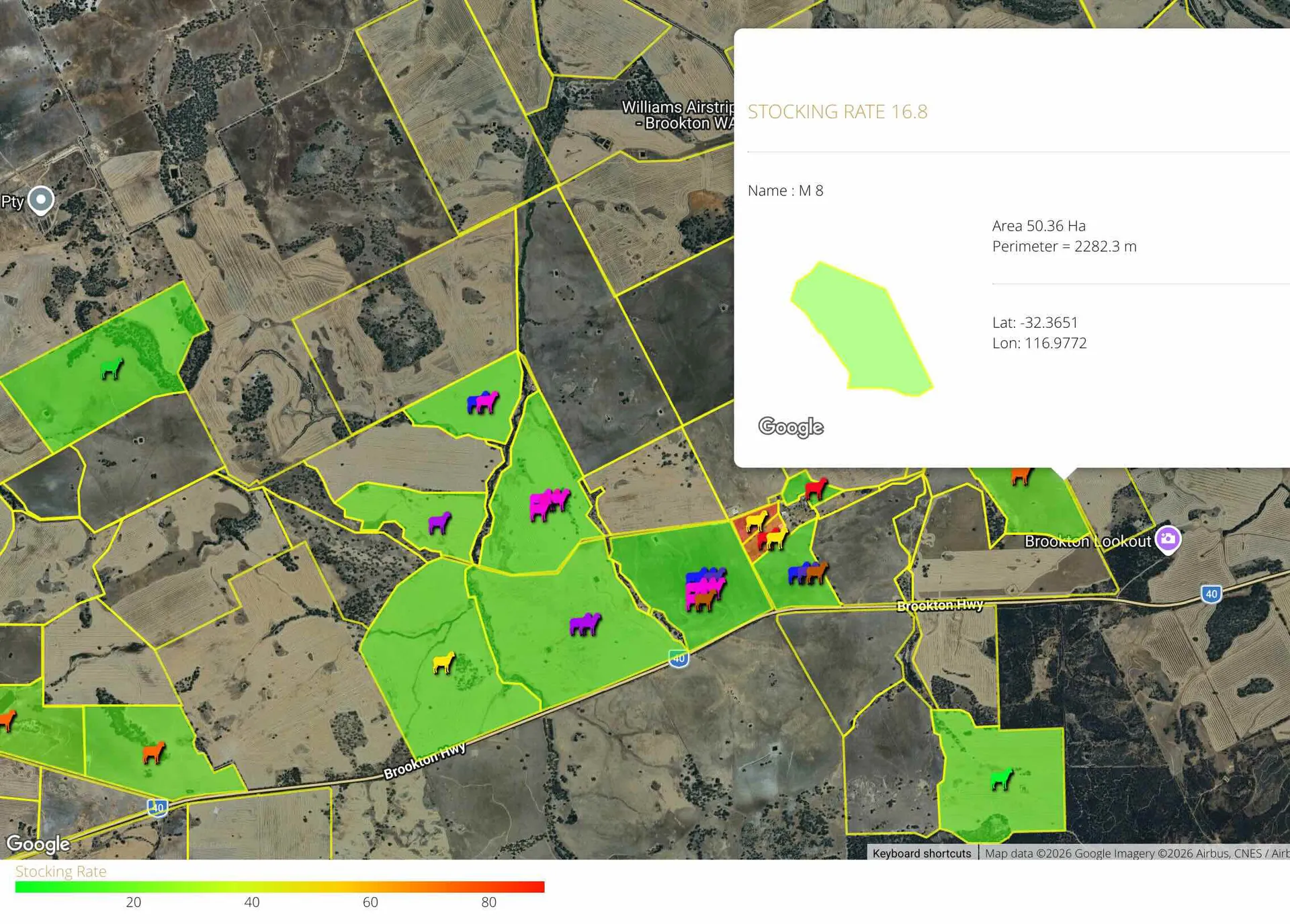 Grazing pressure report